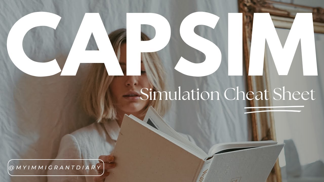 Dominate Round 1: Ultimate Capsim Simulation Cheat Sheet