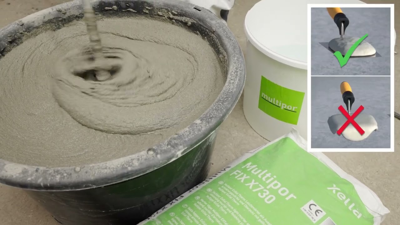 Multipor ExSal Therm Sanier- und D&auml;mmsystem | Grundschritte der Verarbeitung