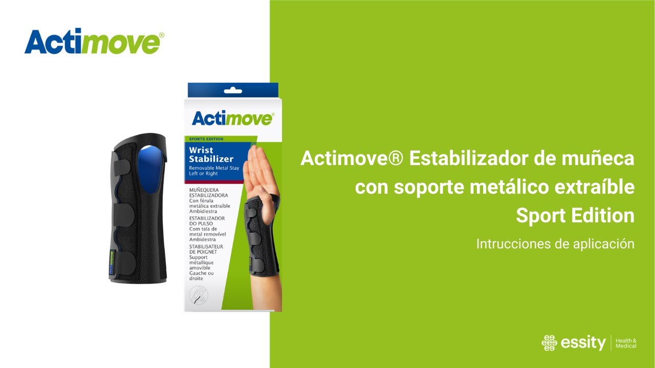 Actimove l Estabilizador de muñeca con soporte metálico extraíble