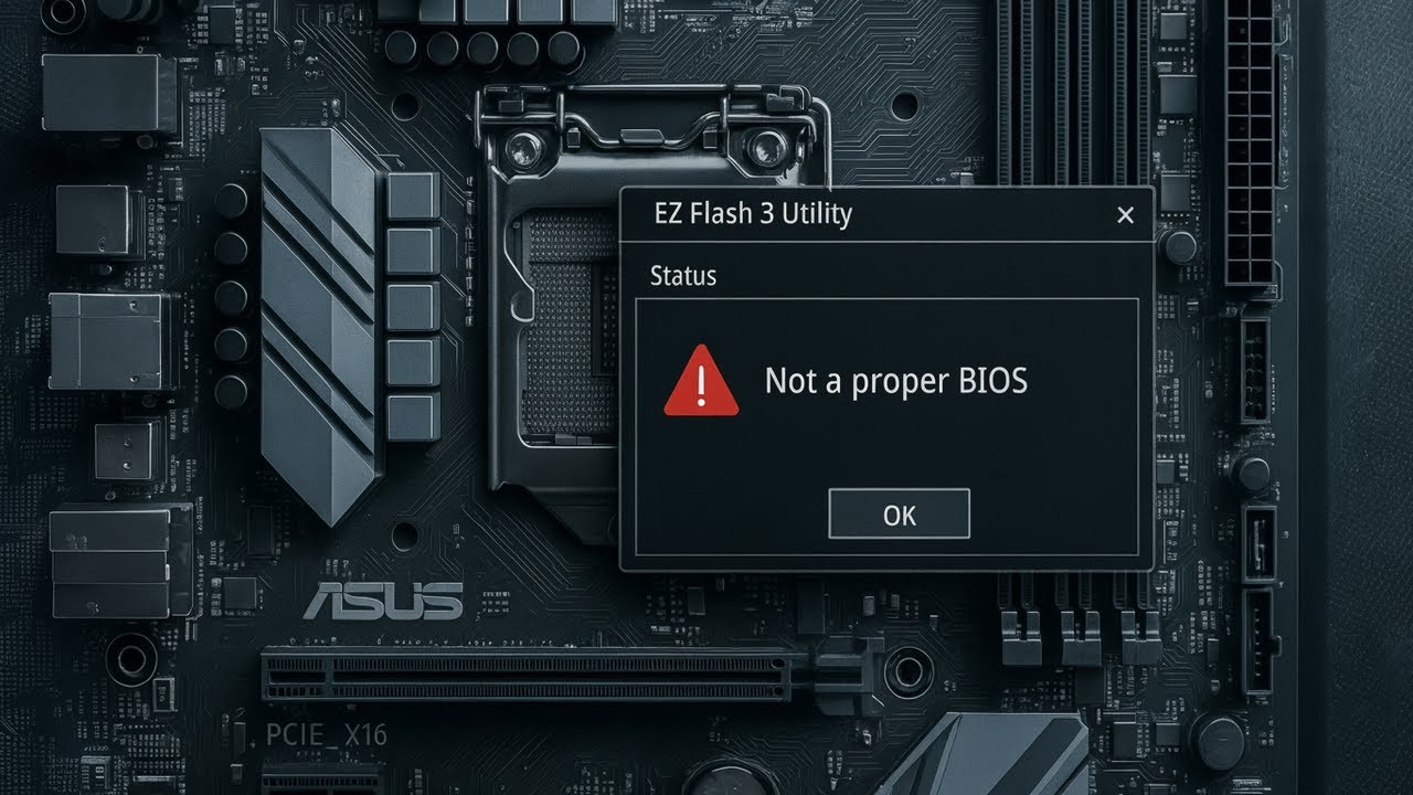 Исправлена ​​ошибка, из-за которой выбранный файл утилиты EZ Flash 3 не являлся корректным файлом...
