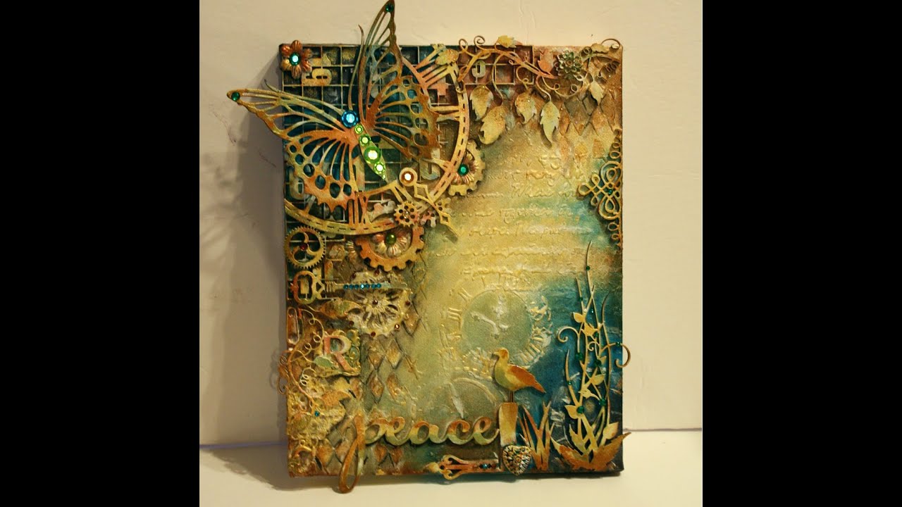 Mixed Media Canvas Tutorial 