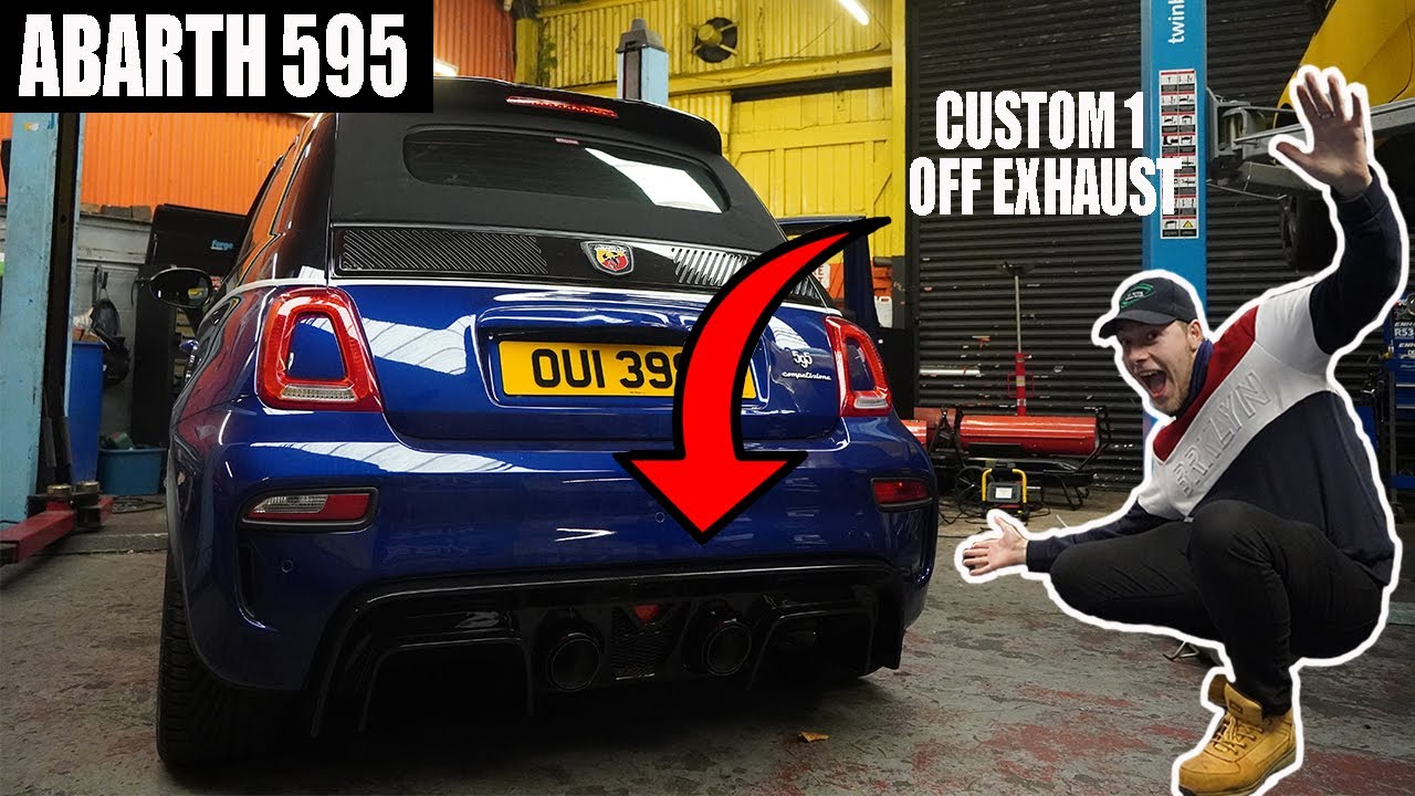 INSANE ONE OFF ABARTH 595 EXHAUST *1 OF 1*
