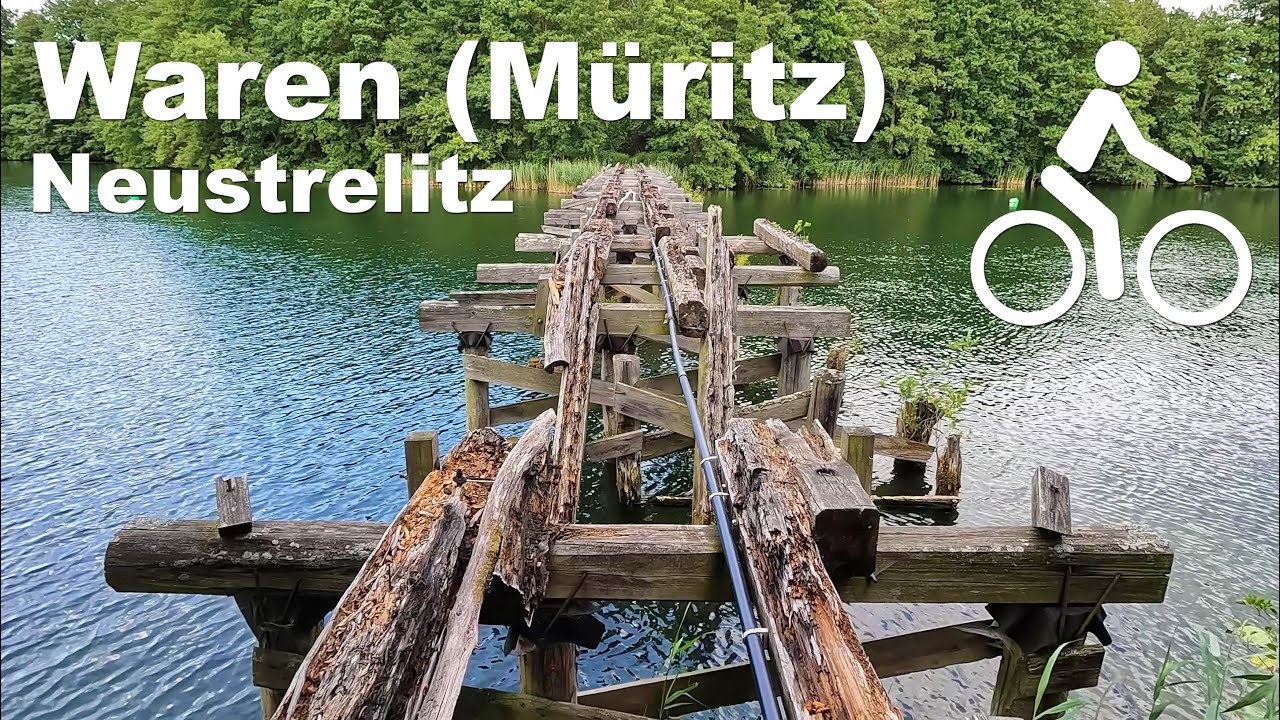 Radtour von Waren (Müritz) nach Neustrelitz | Müritz-Nationalpark | 4K