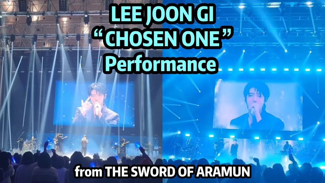 Lee Joon Gi performs “Chosen one” Live from The Sword of Aramun at Yokohama fan meet #이준기 #아라문의검