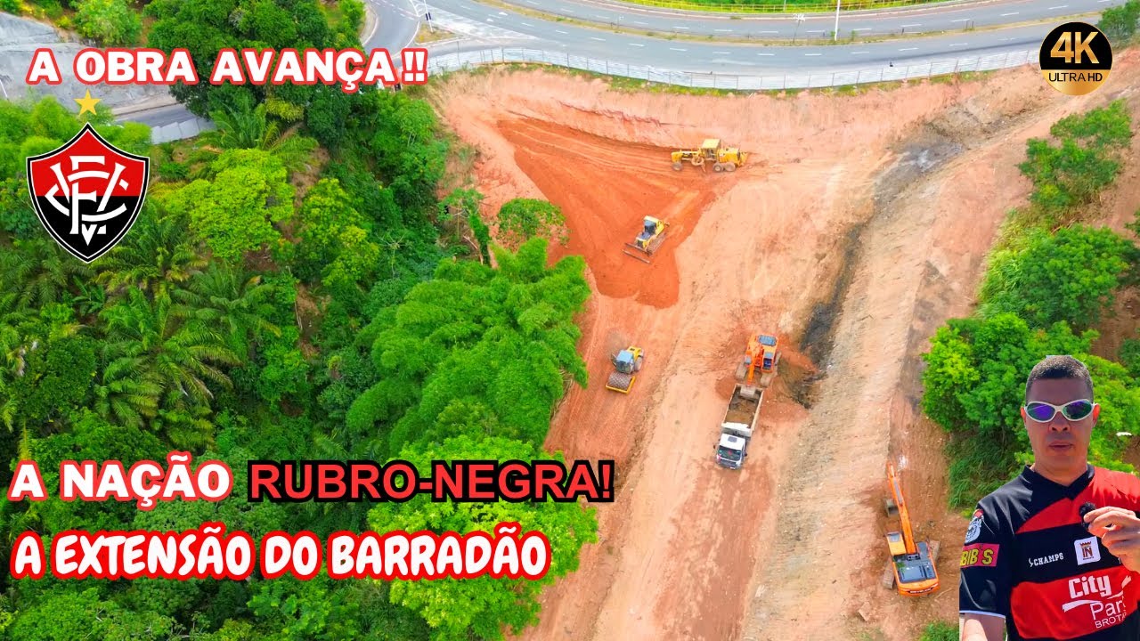 NAÇÃO RUBRO NEGRA A EXTENSÃO DO BARRADÃO!A OBRA AVANÇA!16/01/2026