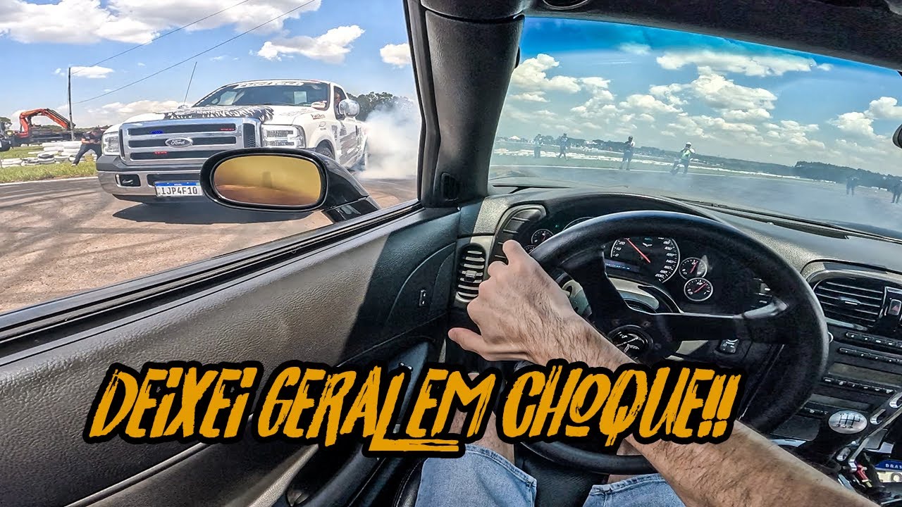 CORVETTE V8 PROCHARGER REPRESENTOU NA FORMULA!!🔥😈 EXPLODIU PNEU