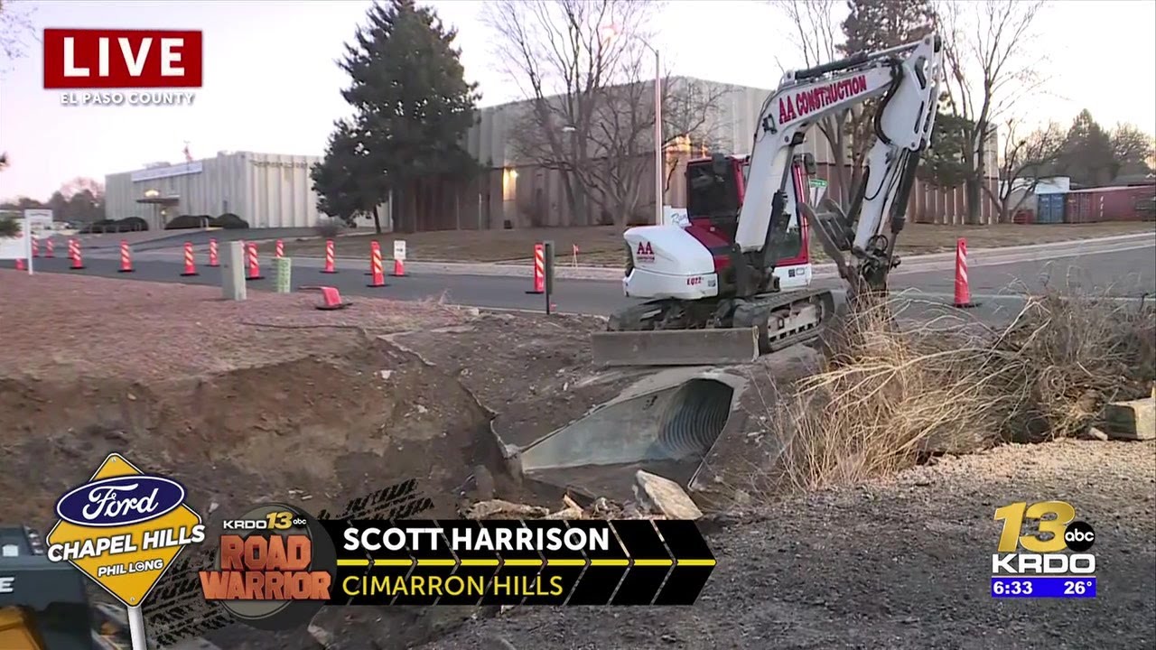 Repairs finally coming to troubled drainage ditch in Cimarron Hills, east of Colorado Springs