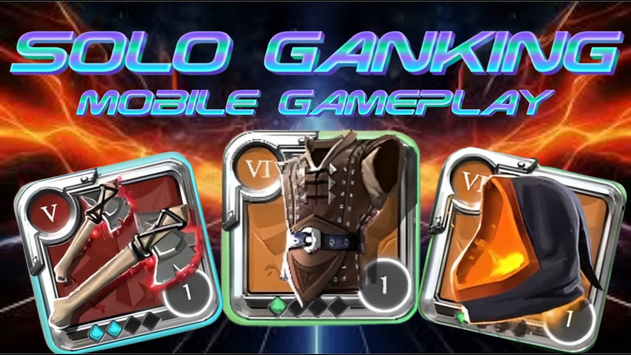 Solo Ganking in Black Zone Mobile Gameplay | 30M Profit | Albion Online