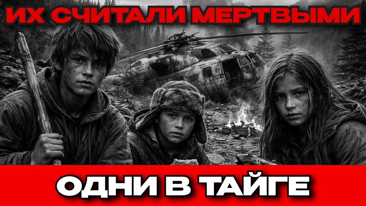 ДЕТИ ЗАУРАЛЬЯ: Трое школьников 3 МЕСЯЦА выживали после крушения вертолёта на дальнем востоке