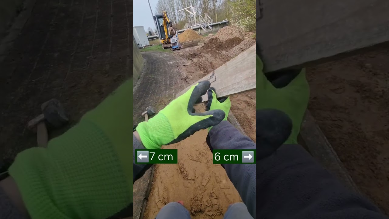 Wie man Bordsteine richtig setzt und Pflastersteine verlegt | Profi-Trick