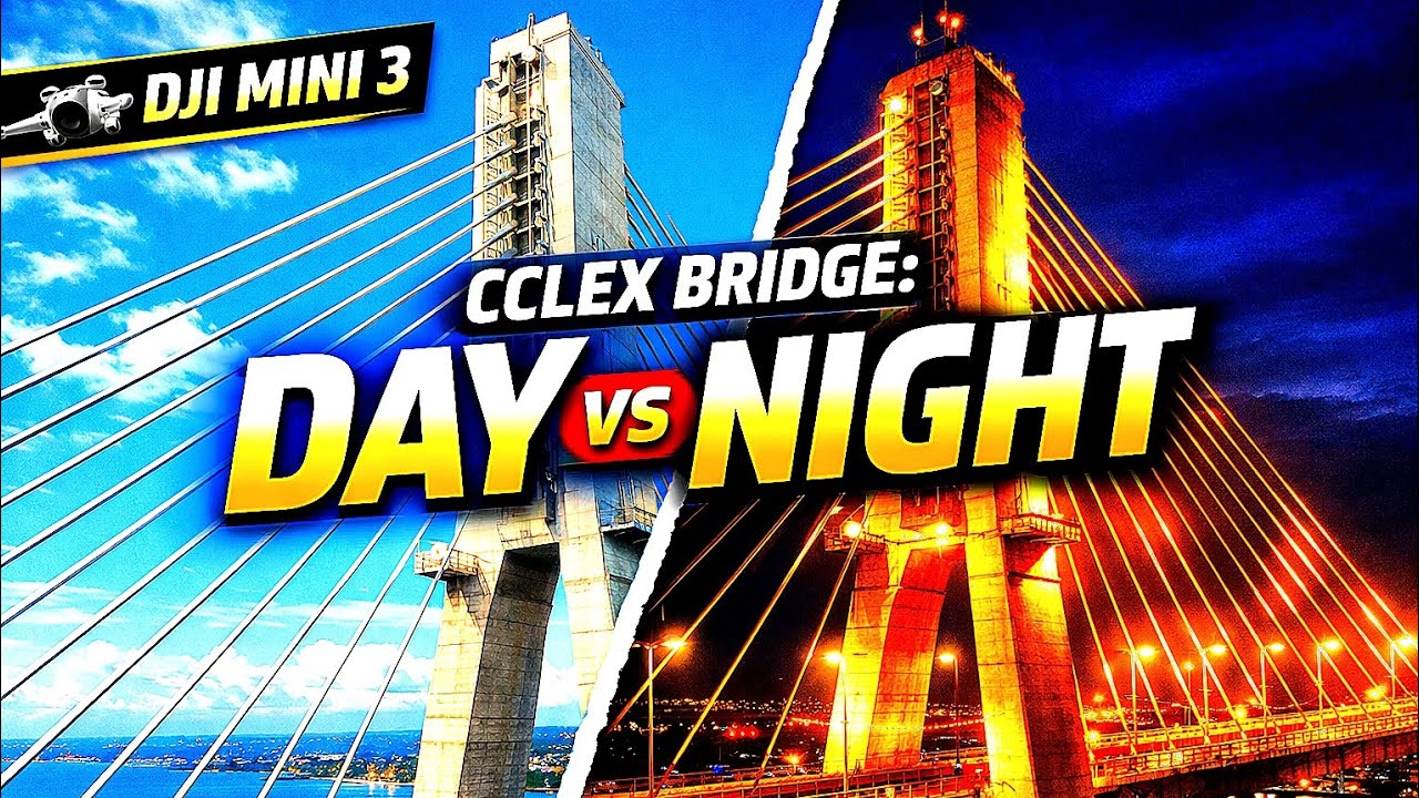 CCLEX Day vs Night | Stunning Drone Views of Cebu’s Iconic Bridge