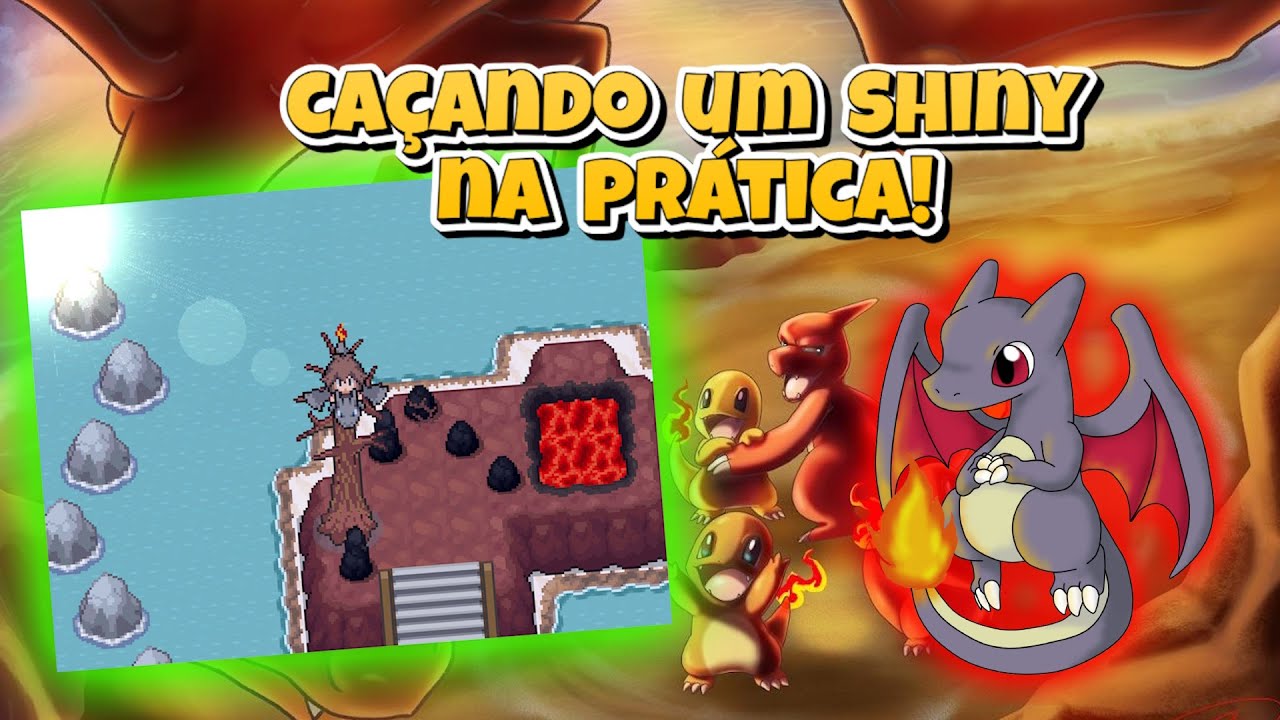 CAÇANDO CHARMANDER E POLIWAG SHINY - POKEFALLEN