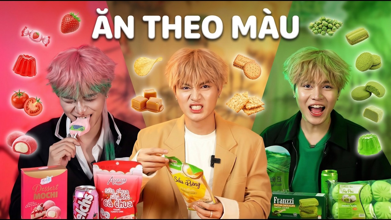 CUONG JIN ĂN THEO MÀU | PHẦN 2