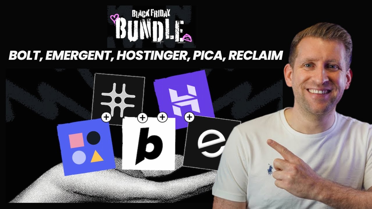 AppSumo's BLACK FRIDAY BUNDLE is LIVE! 🔥 👀(Bolt, Emergent, Hostinger, Pica, Reclaim)