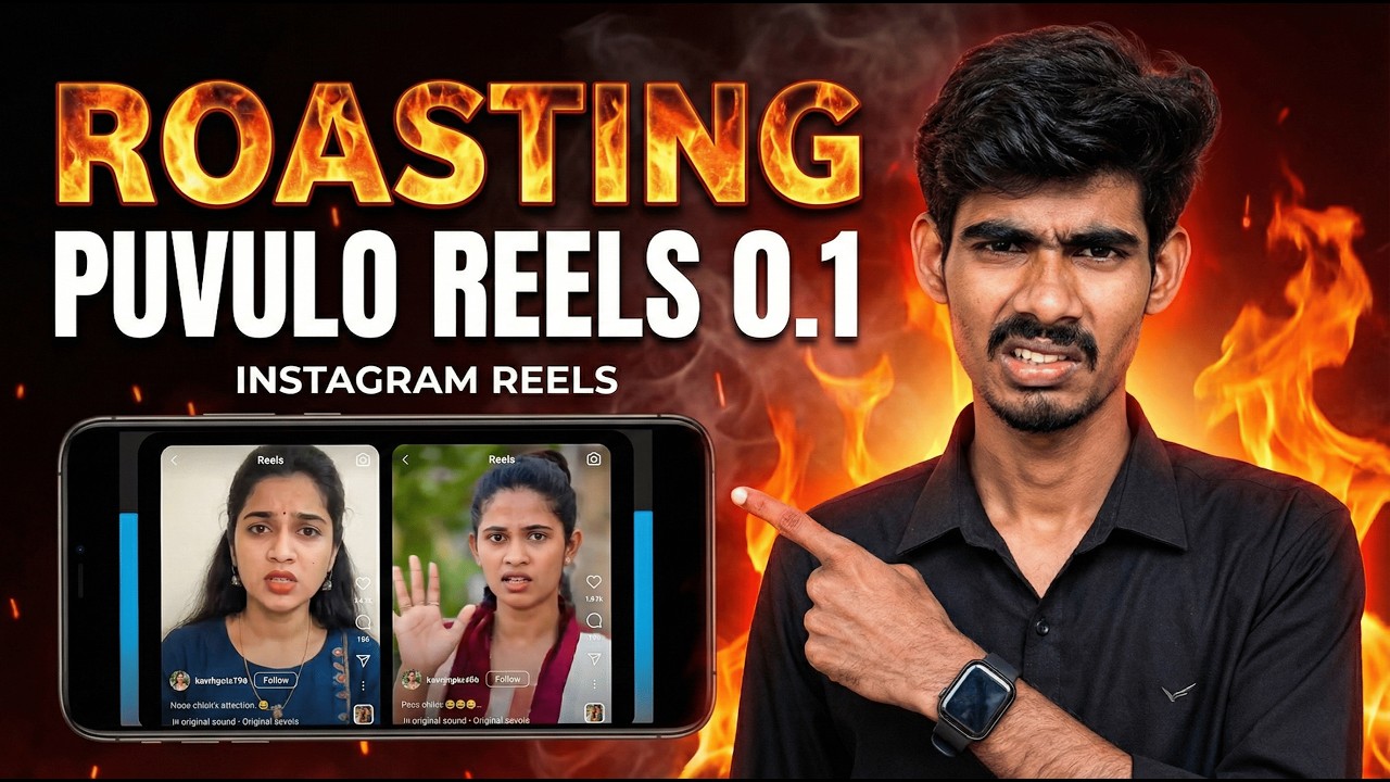 PUVULO REELS ROASTED 1.O : INSTAGRAM REELS ROAST || NIBBA NIBBI ROAST || FRUSTATED KCPD