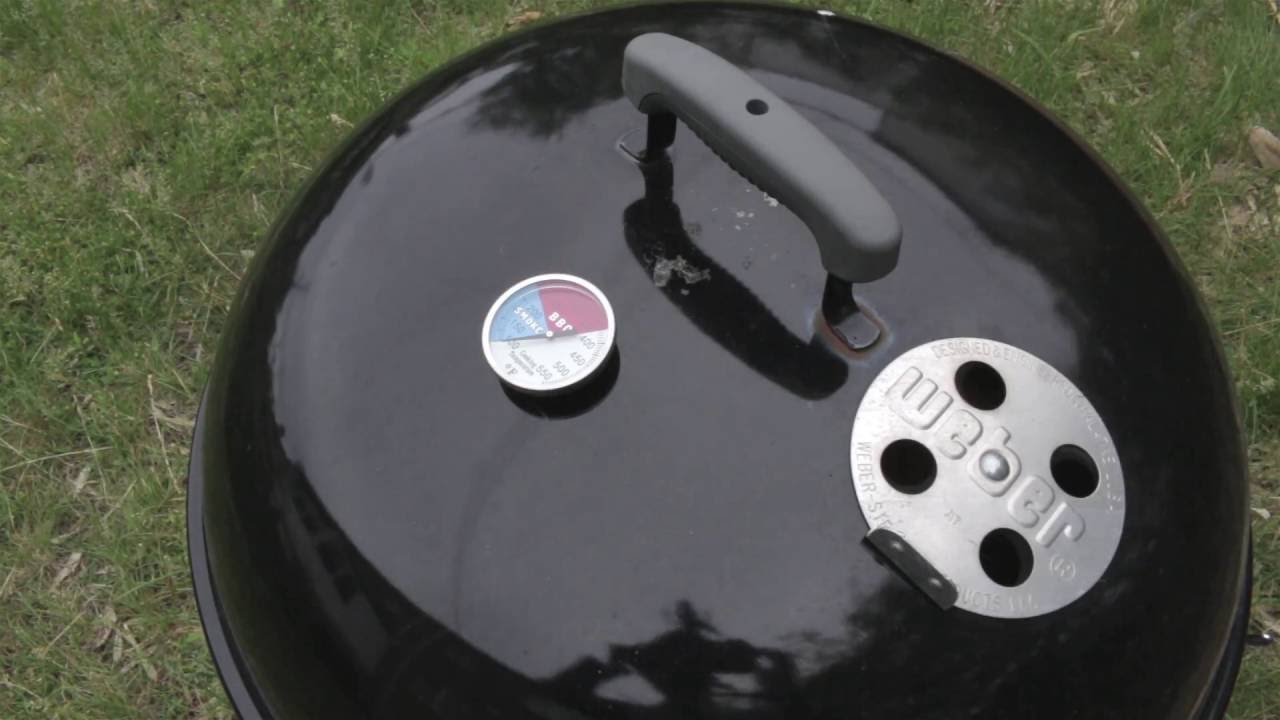 Controlling temps on a Weber with the bbq factory gauge