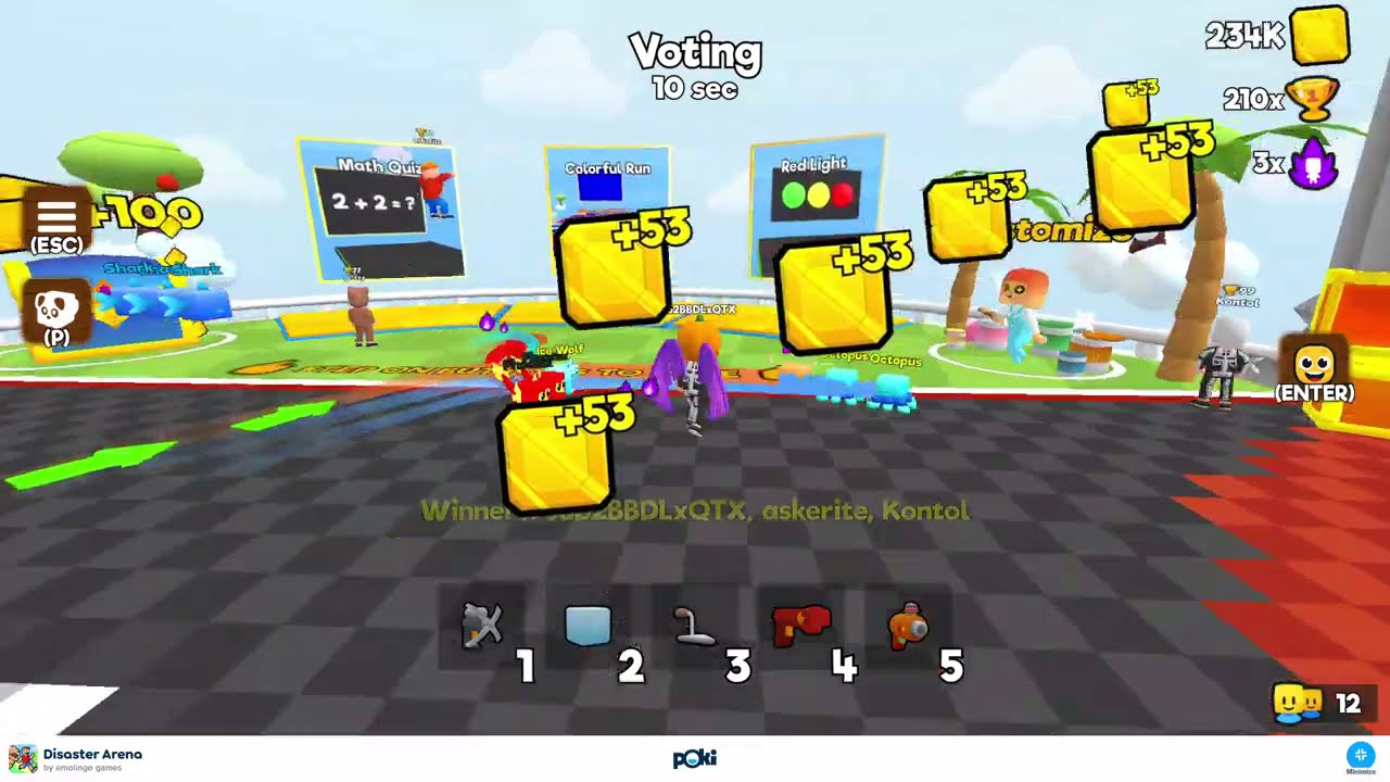 disaster arena gameplay (part 1)