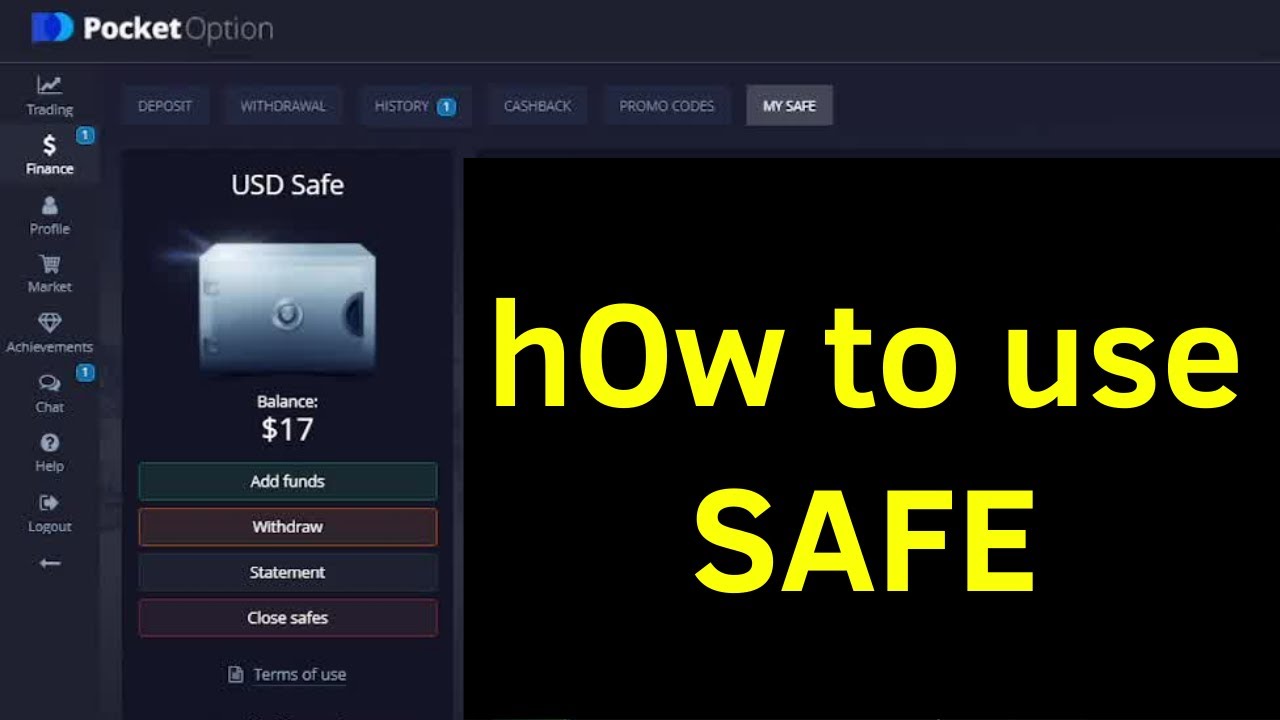 Pocket Option Safe | Use it This Way