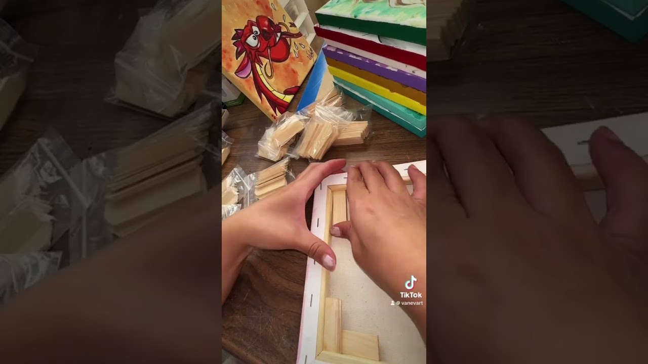 APRENDE A PONERLE LAS CU&Ntilde;AS A TUS LIENZOS #material #arte #tips#vanevart
