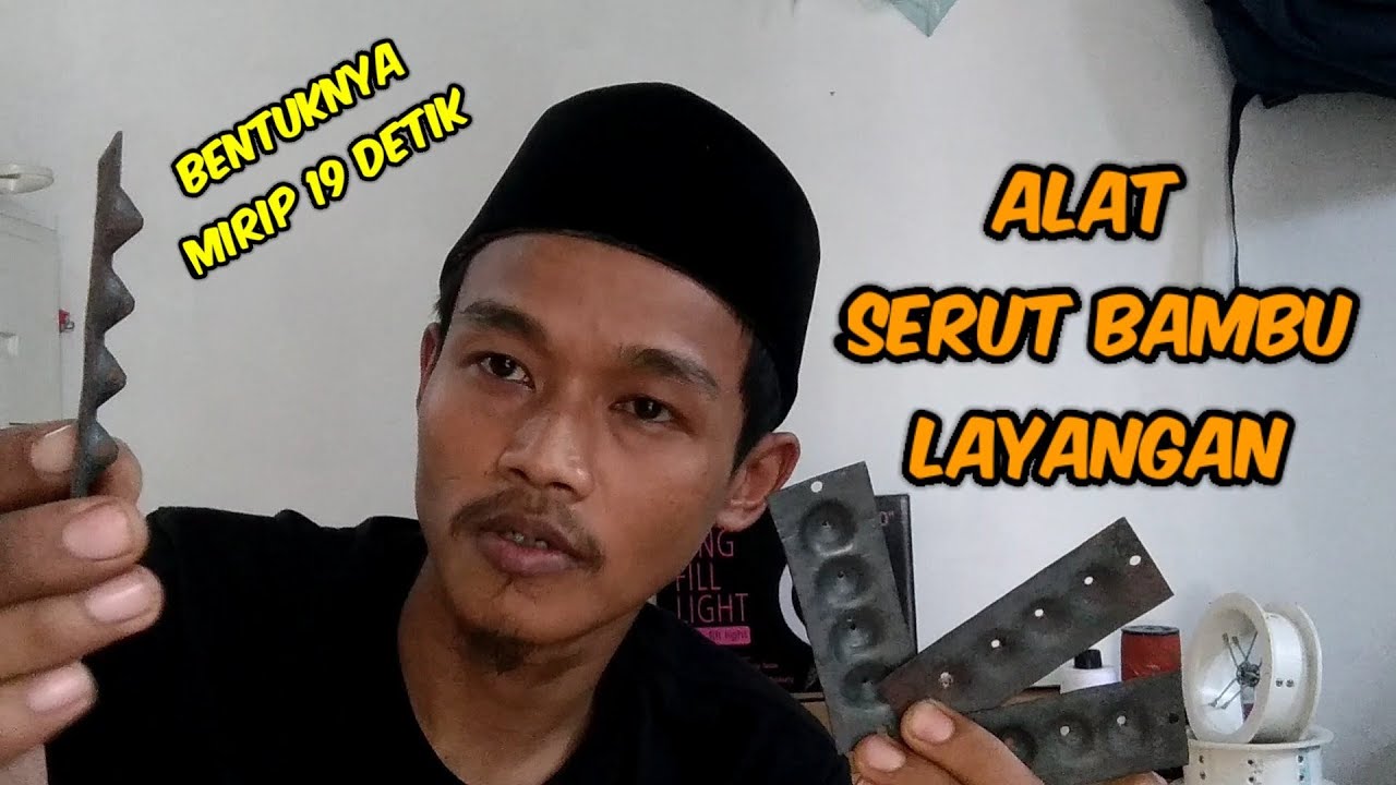 Alat Serut Bambu Layangan - Cara Cepat Meraut Bambu Layangan