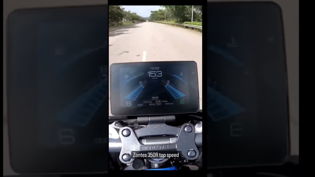 Top speed Zontes R 350
