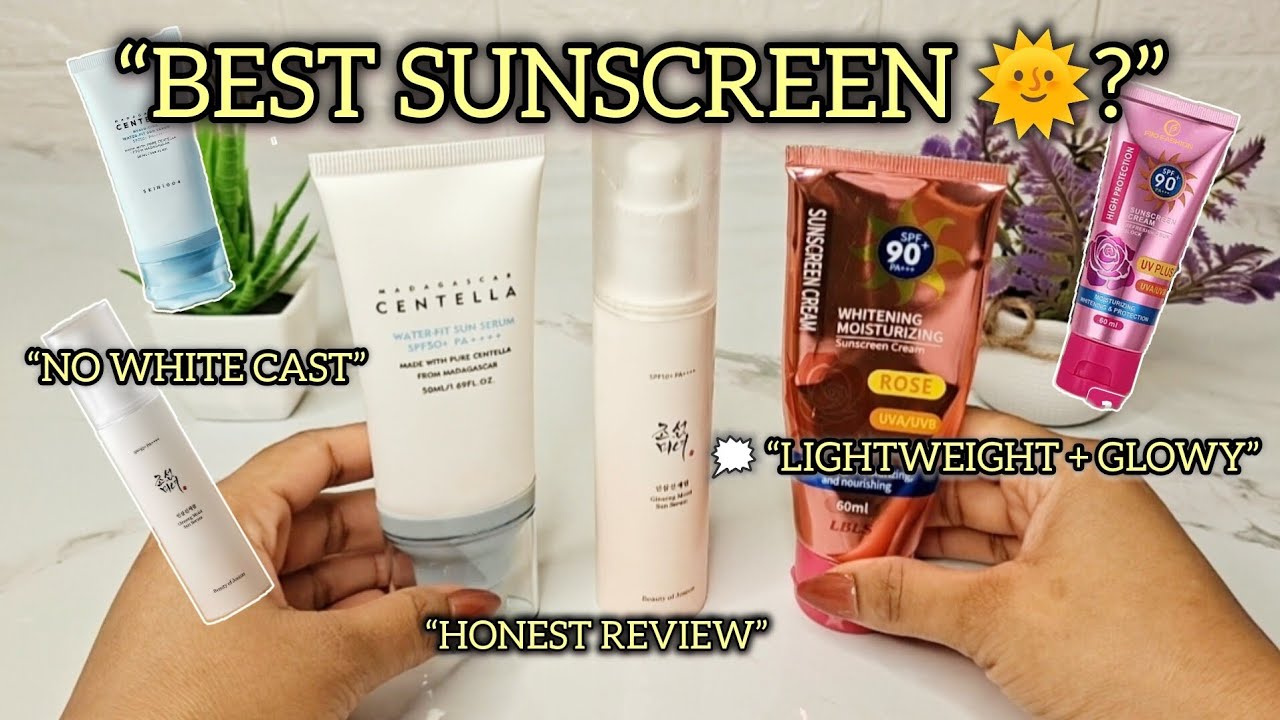 Best Sunscreen for Face? 😱 Centella vs Beauty of Joseon vs Rose SPF 90 | Honest Review