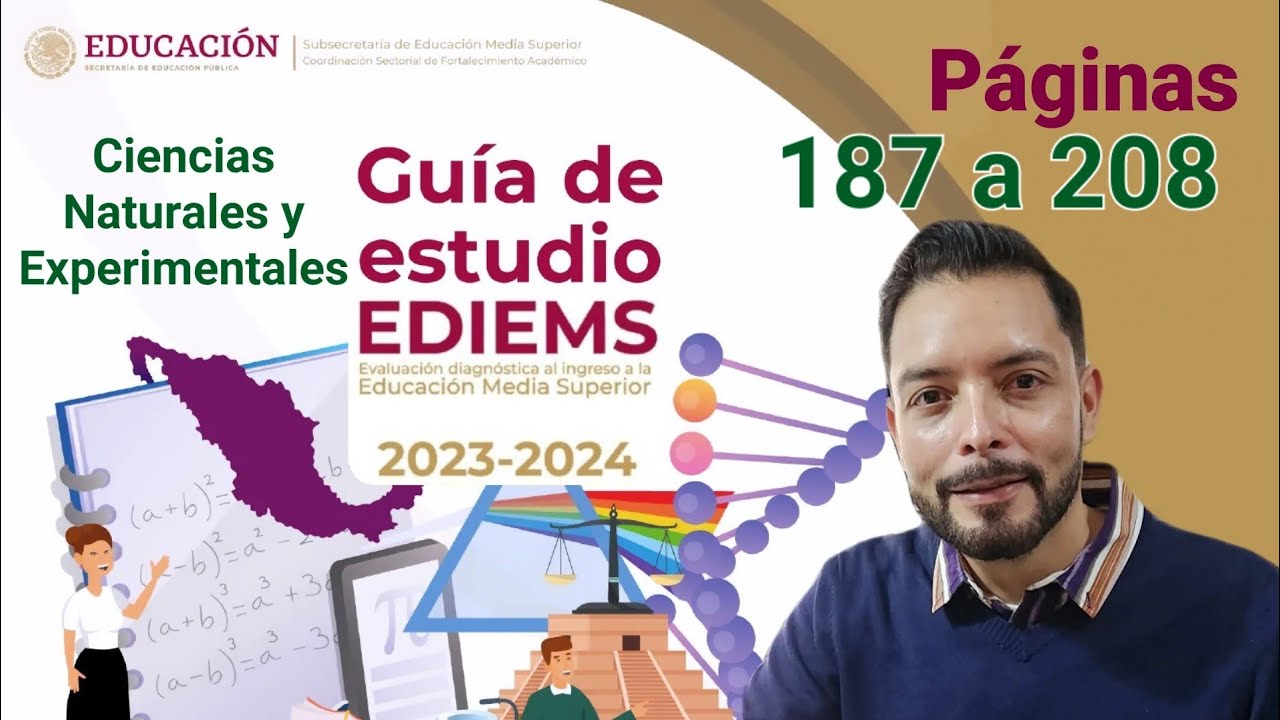 Guia Ediems 2023 Ciencias Naturales y Experimentales paginas 187 a 208 contestada