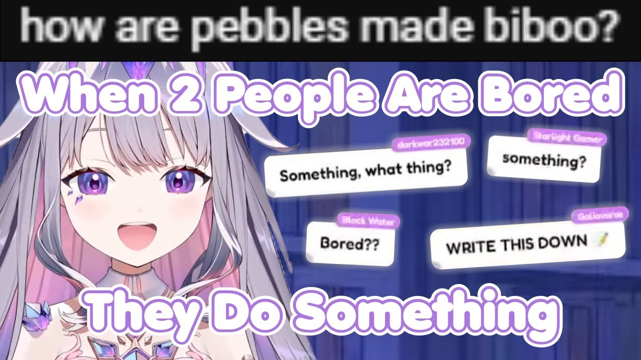 Biboo's Unexpected Explanation of Pebbles' Creation