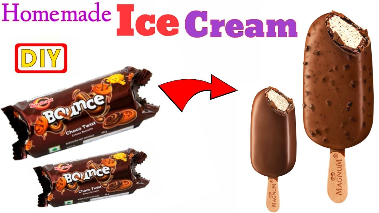 Biscuit ice cream / how to make biscuit ice cream  /homemade ice cream/ Easy ice cream Recipe
