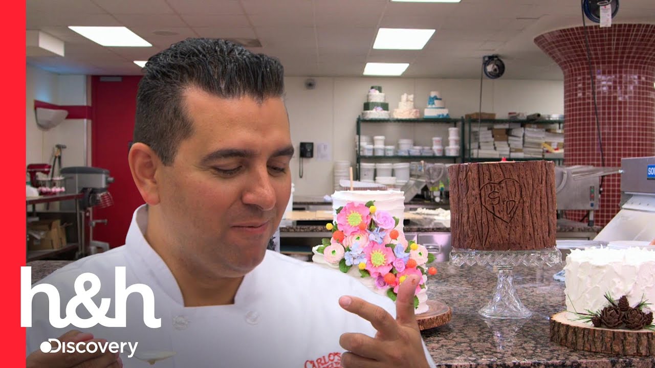 ¡Un árbol que se come! Buddy imita la apariencia de un tronco | Cake Boss | Discovery H&H