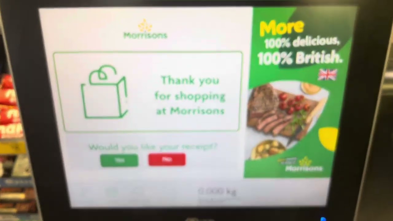 NCR Self Checkout at Morrisons Link Road Canvey Island