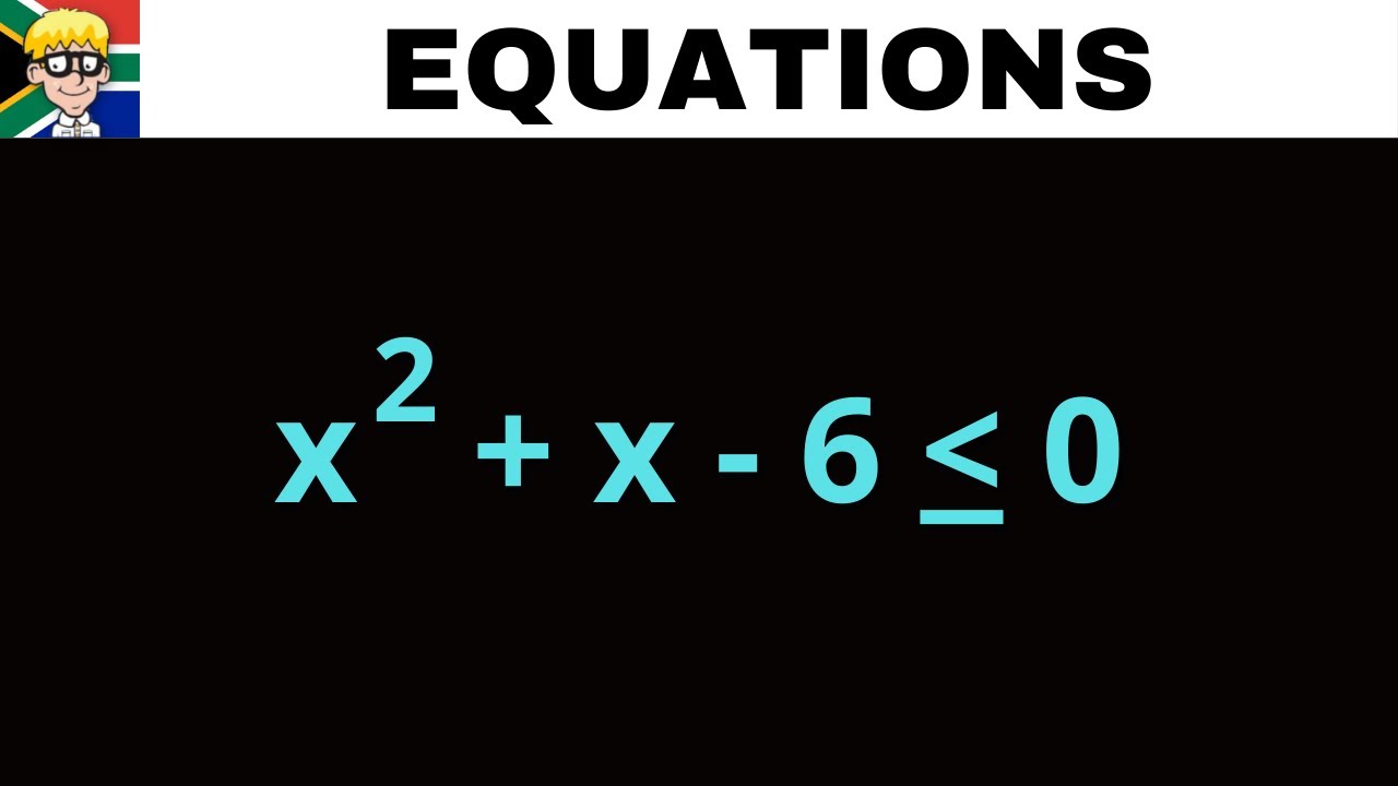 2b) Quadratic inequalities grade 11 | Try