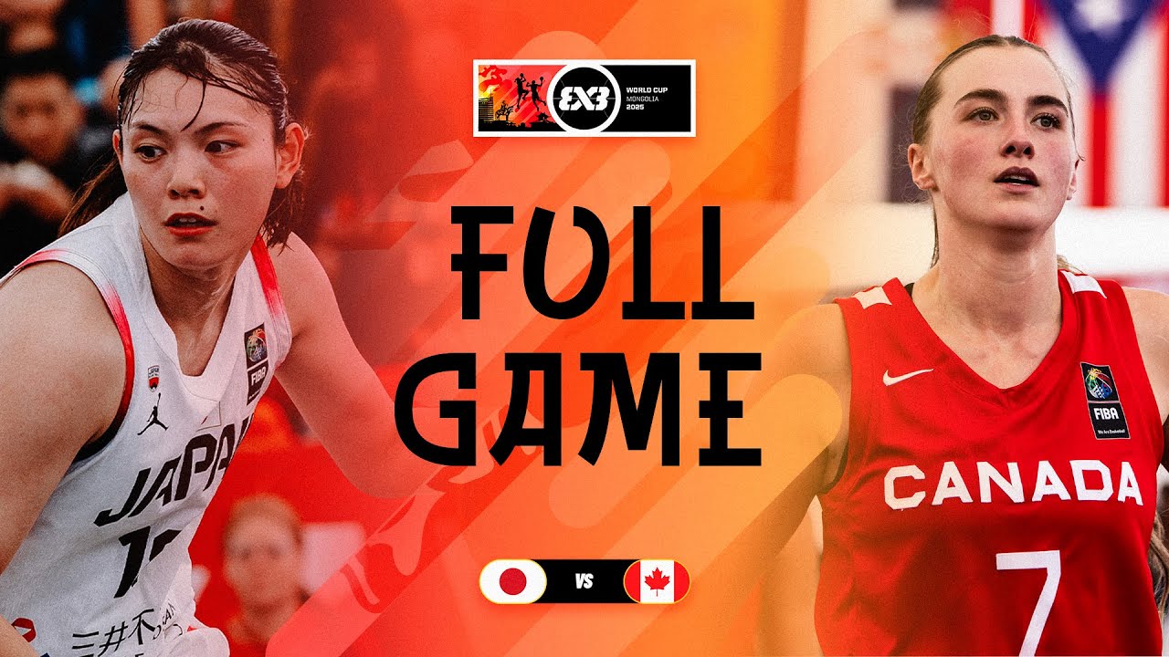 Japan 🇯🇵 v Canada 🇨🇦  | Women | Full Play-In Game | FIBA 3x3 World Cup 2025 | 3x3 Basketball