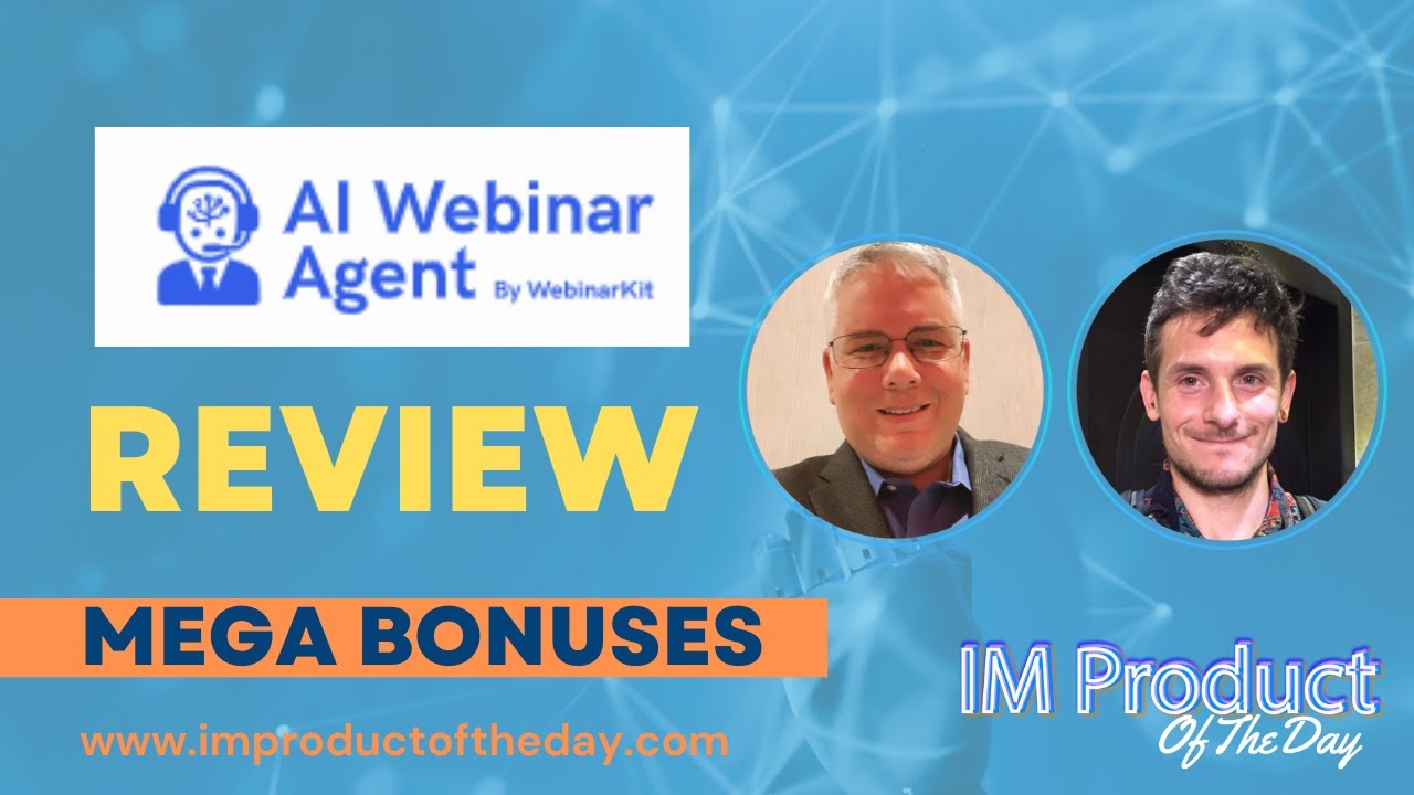 AI Webinar Agent Review + Award-Winning Bonuses To Make It Work FASTER (Worth $997)!