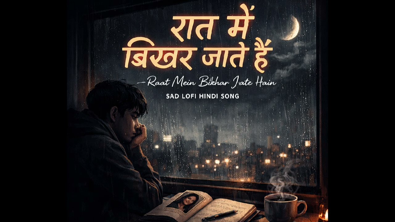 Raat Mein Bikhar Jaate Hain | Sad Lofi Hindi Song | Night Vibes”