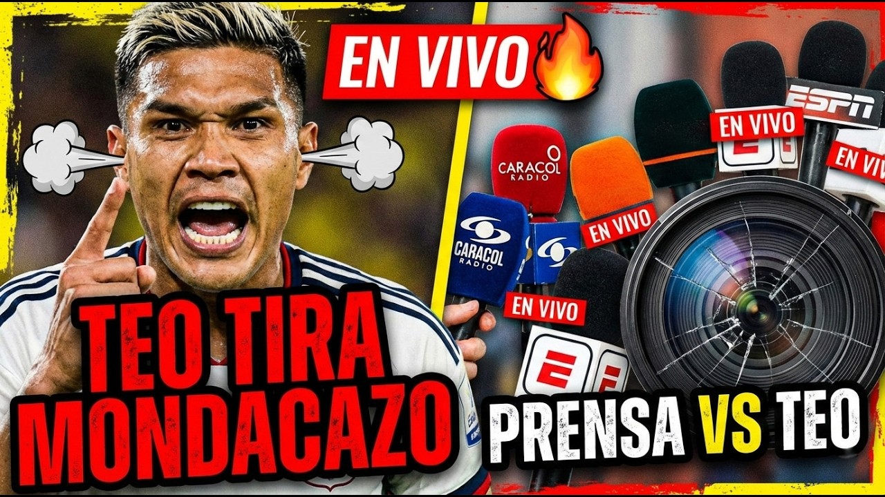 ¡Teo no se calló nada! 🗣️🔥 Tremendo mondacazo a la prensa #EnVivo #Fútbol #NoticiasDeportivas