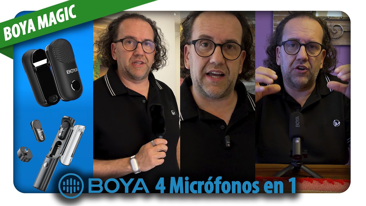 🎤 BOYA MAGIC: ¿El MICRÓFONO 4 en 1 DEFINITIVO? 🔥 Review COMPLETA