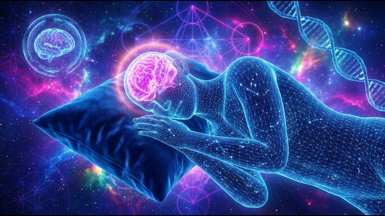 432Hz + 528Hz +963Hz | Fall Into Deep Healing Sleep | Full Body and Mind Renewal, Emotional Healing