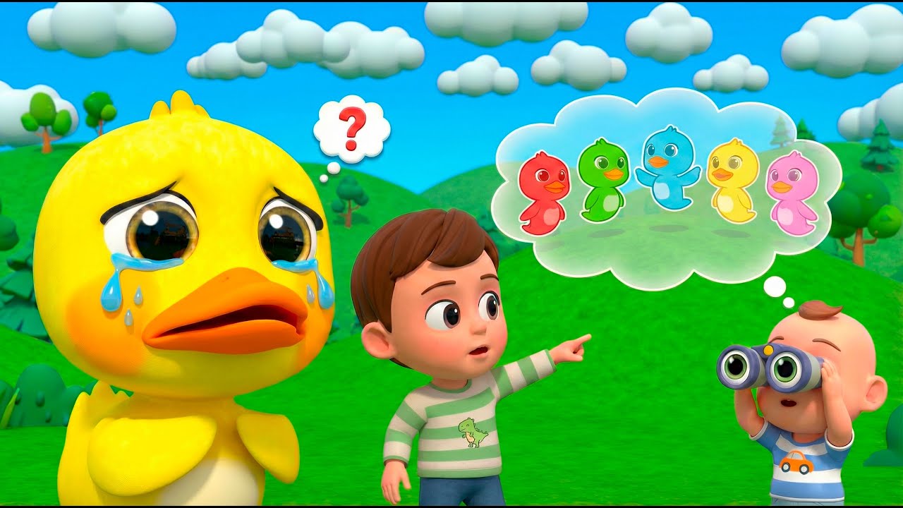 Mommy Duck Lost her Ducklings | Almama Kids Songs & Nursery Rhymes