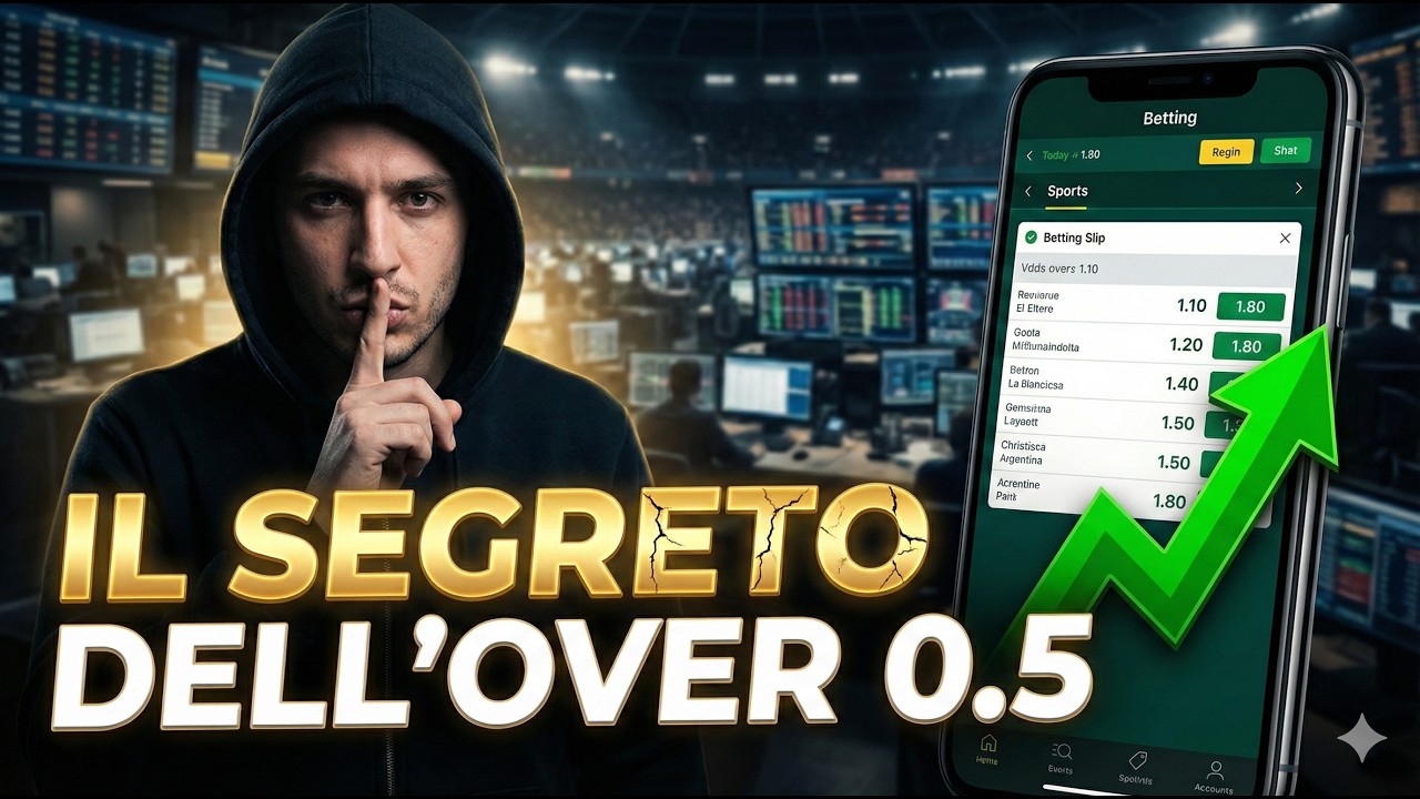 Come vincere le tue scommesse con il sistema over 0,5 ⚽