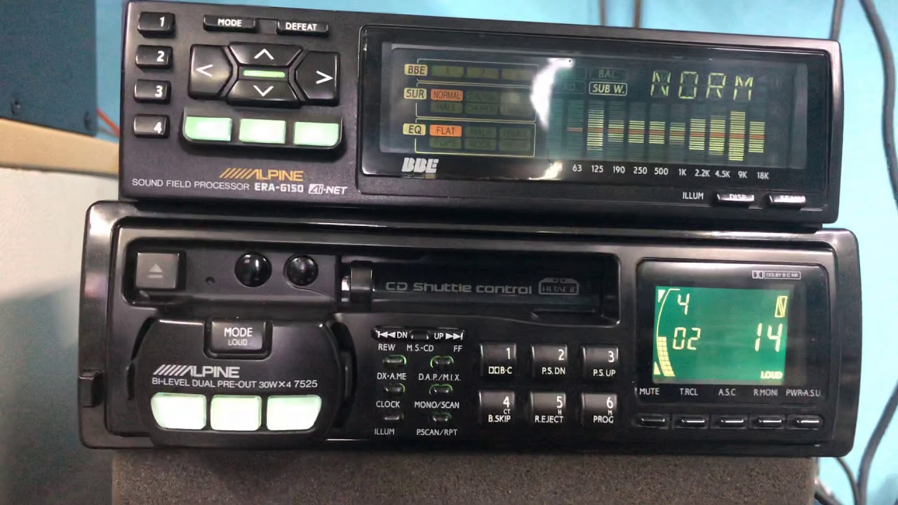 Alpine 7525 & ERA-G150