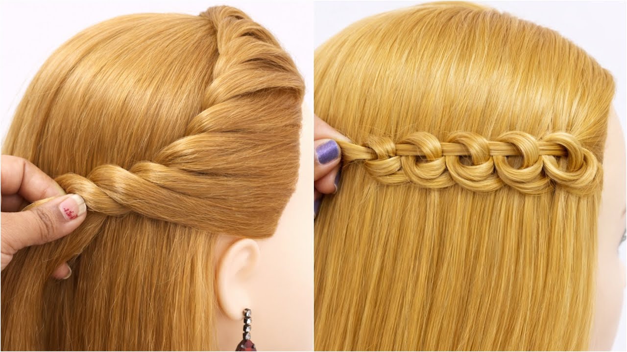 Easy & Attractive Hairstyle for Wedding | New Hairstyle for Birthday Girl | Hairstyle for girl