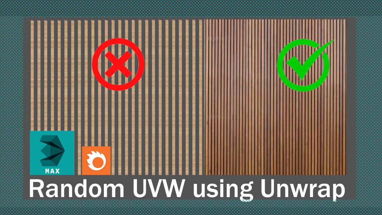 Mapping Wood / Stone Panels in 3ds Max - Using Unwrap UVW Modifier