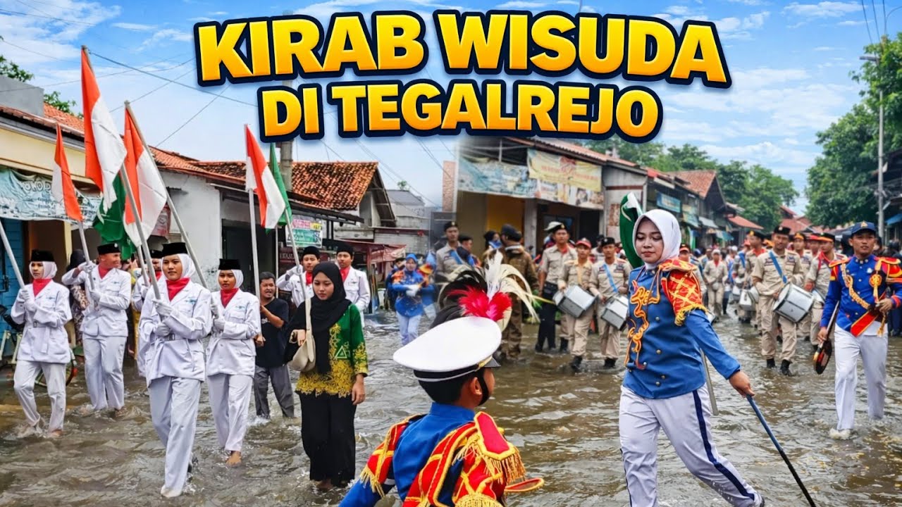 Marchingband Satria Bahari || Kirab Wisuda TPQ Roudlatul Jinnan Tegalrejo Pekalongan