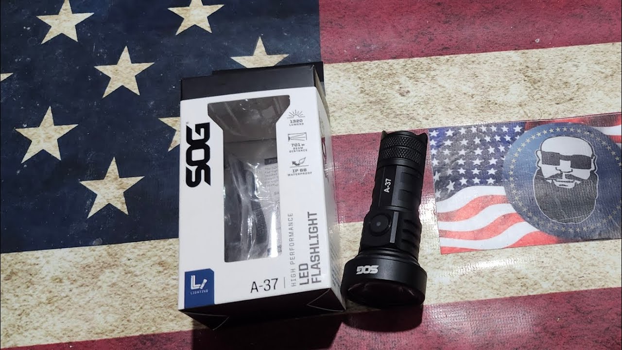 The Amazing SOG A 37 LED FLASHLIGHT Review & Return Of Mama Slash!
