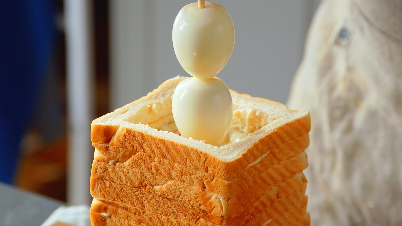 The Perfect Picnic Idea: Sandwich Stuffed With A Creamy Veggie Spread, Hard-Boiled Eggs & Herbs