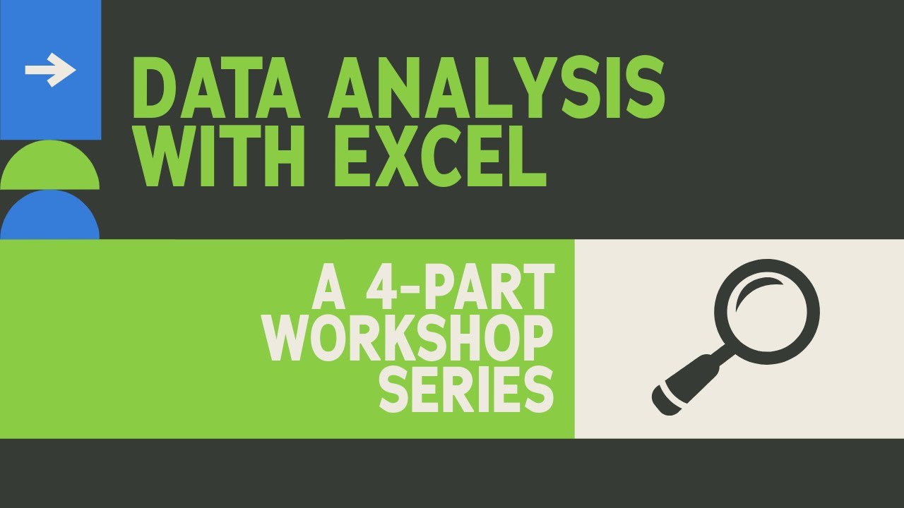 Data Analysis with Excel - Part 4 - Dashboards