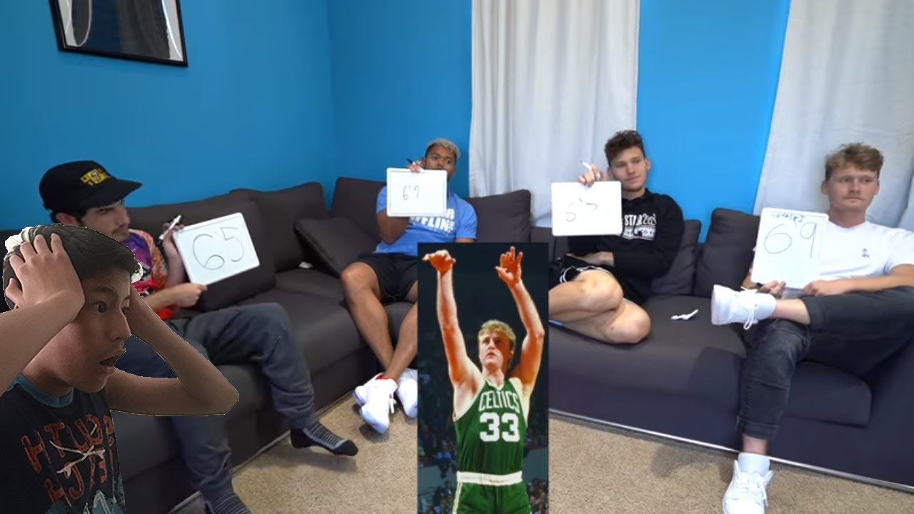 LARRY BIRD IS 6'9!!! Reacting To Moochie Guess That NBA Player's Height!