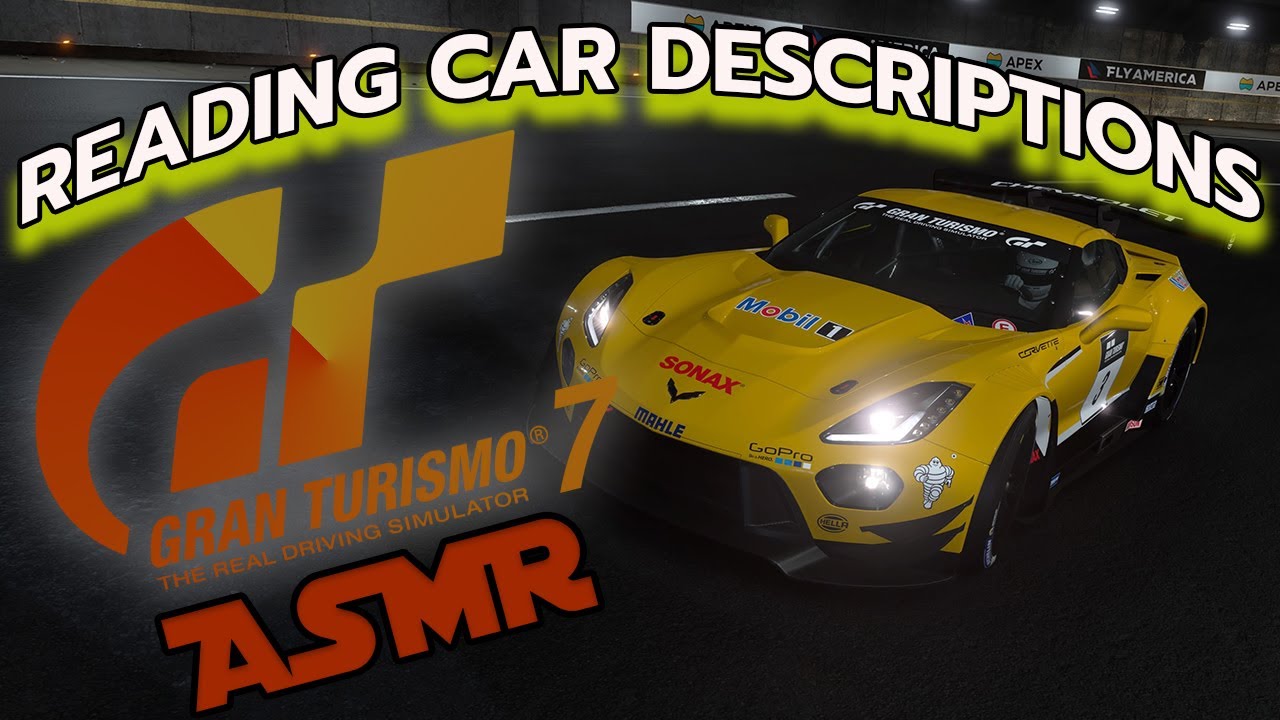 ASMR | Gran Turismo 7 | Relaxing Car Descriptions | Whispering | Rain Sounds