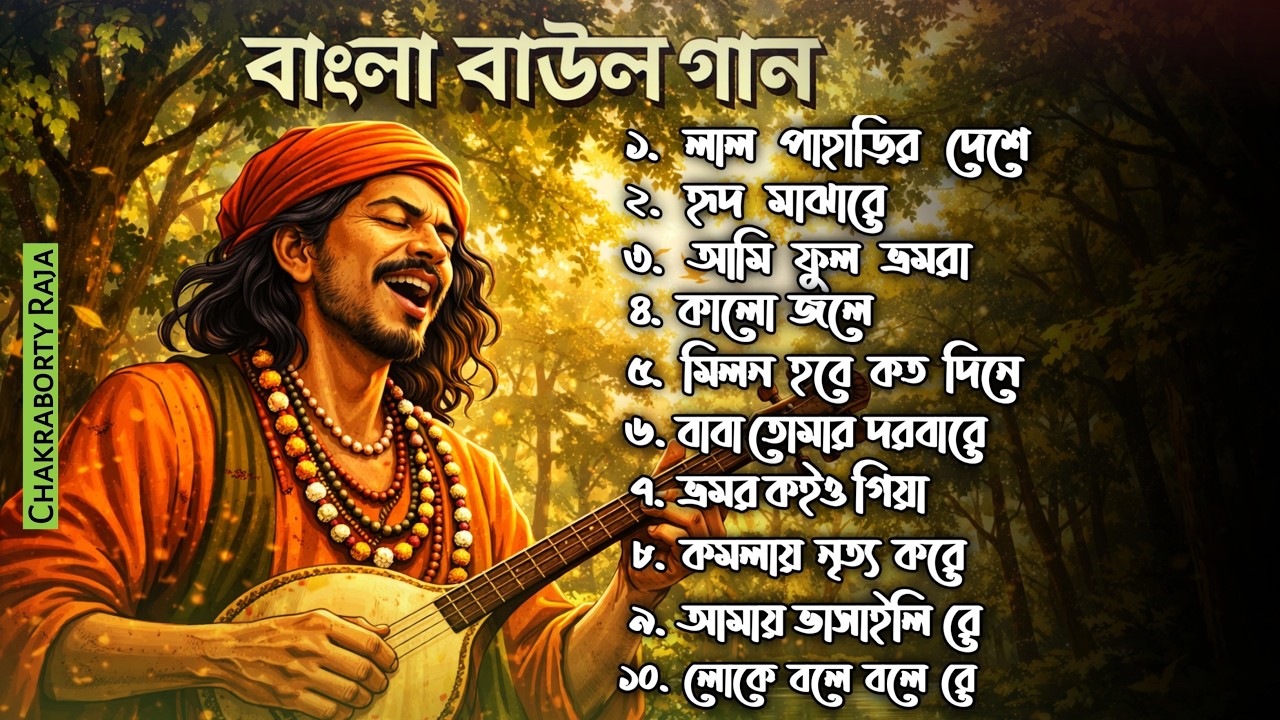 Best Bengali folk Song | সেরা বাংলা ফোক গান | Top 10 folk Song | Chakraborty Raja | Folk Jukebox